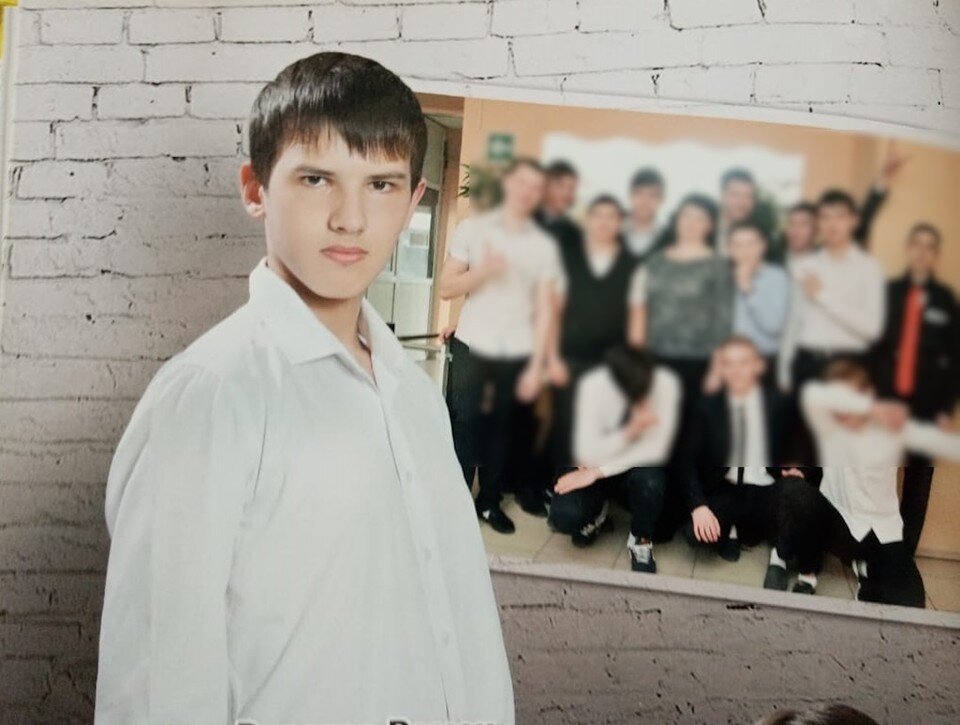    Роман в школе не конфликтовал, было заметно, как он заботится о родных. Фото: архив классного руководителя Марины Фроленко