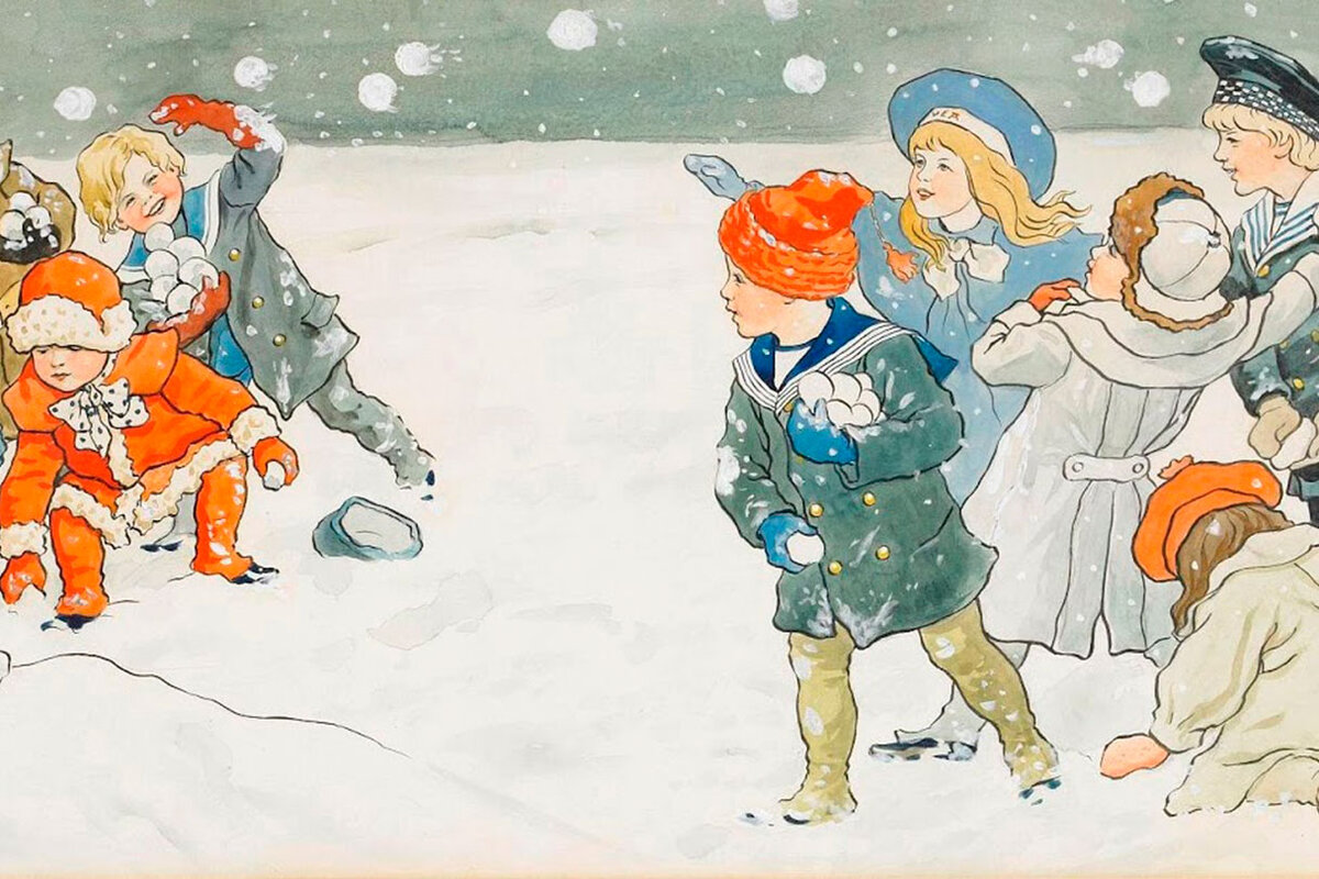 Зимние забавы снежки. Игра в снежки. Дети играют в снежки. Снежные забавы для детей. Зимние забавы иллюстрации.