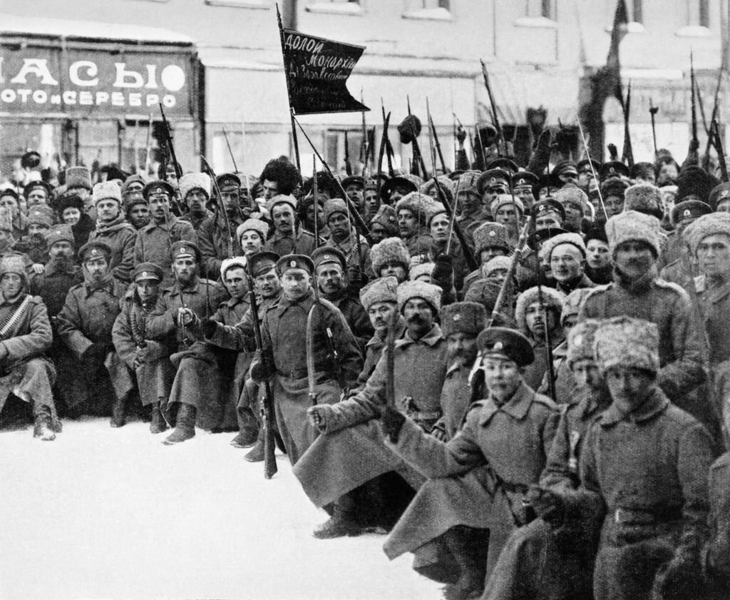 Февраль 1917 в Петрограде.