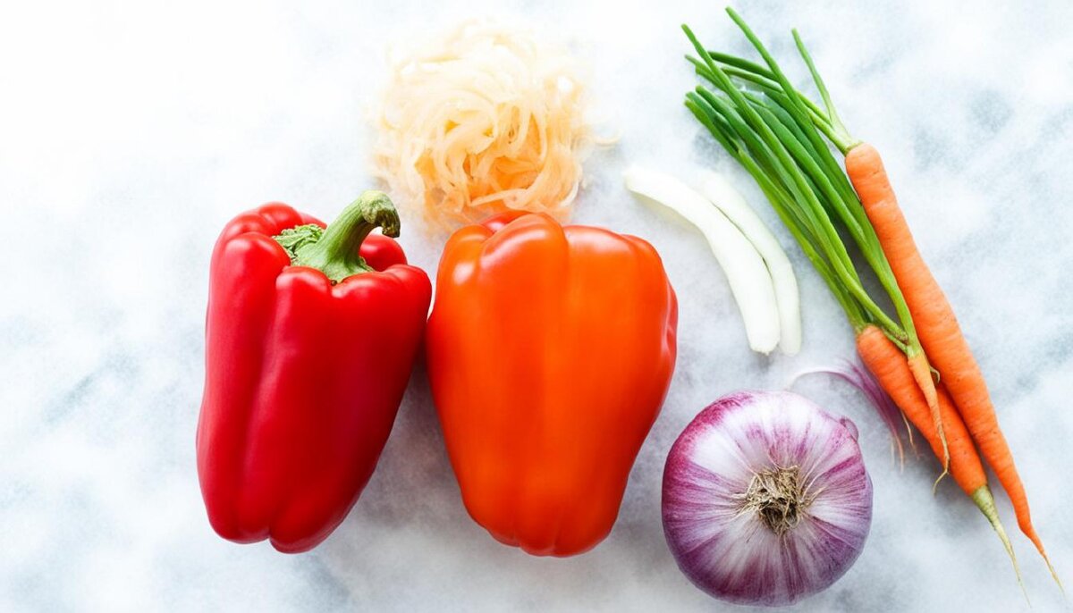 Красивое сочетание овощей