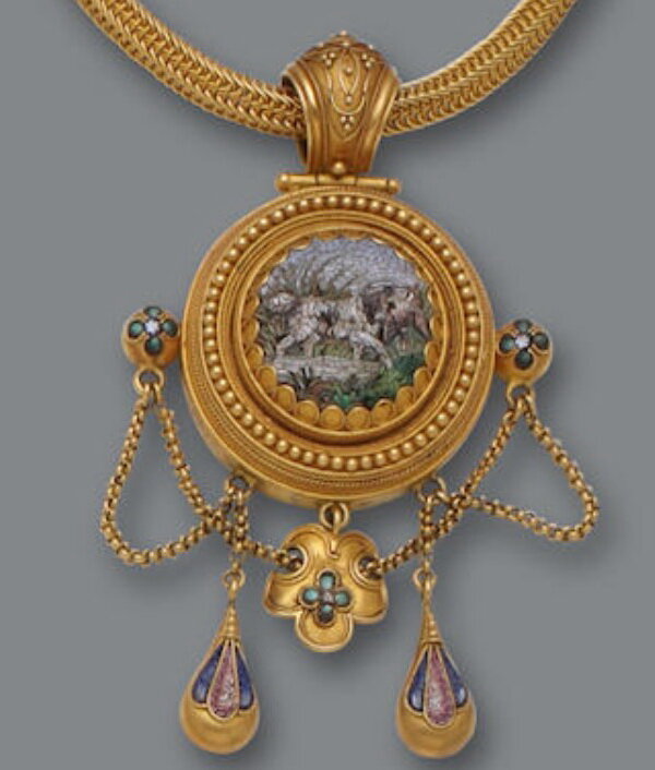 Среди ювелирных украшений XIX века есть категория изделий, которые относят к так называемому археологическому стилю.-15