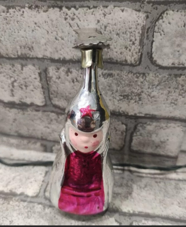    Елочная игрушка солдата армии СССР