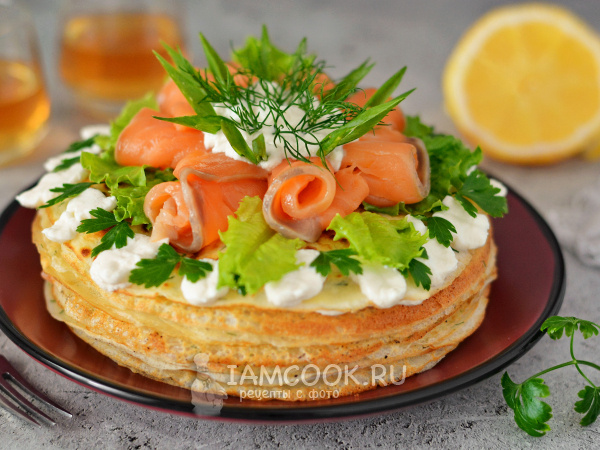 Вкуснейшие закусочные тортики на Новый год и Рождество