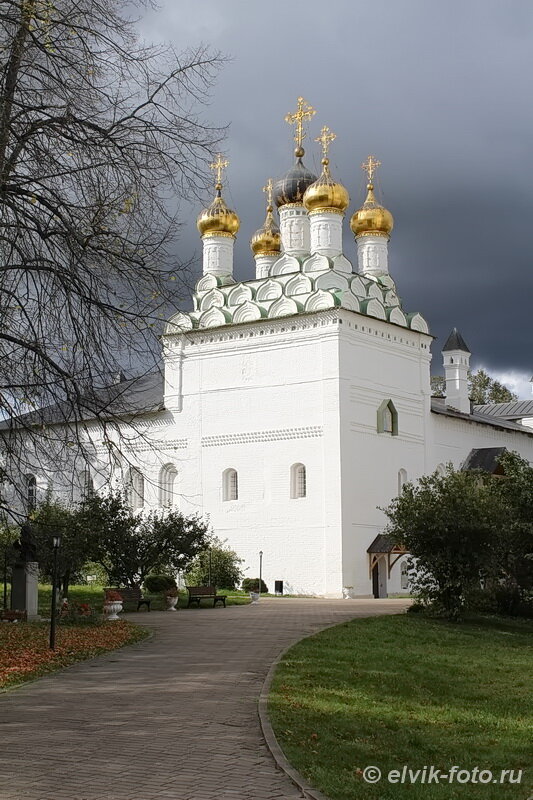 Акварель Иосифо Волоцкий монастырь