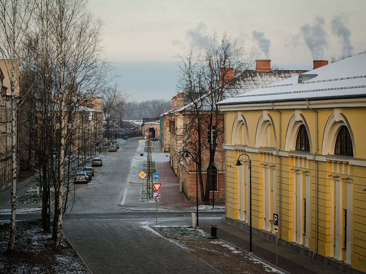    Улица в городе Даугавпилс, Латвия CC BY 4.0 / Jurijs Nikolajevs / Daugavpils cietokšņa apbūve Imperatora ielā