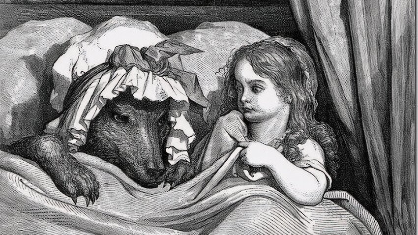 Иллюстрация Гюстава Доре к "Красной Шапочке"/ © public domain