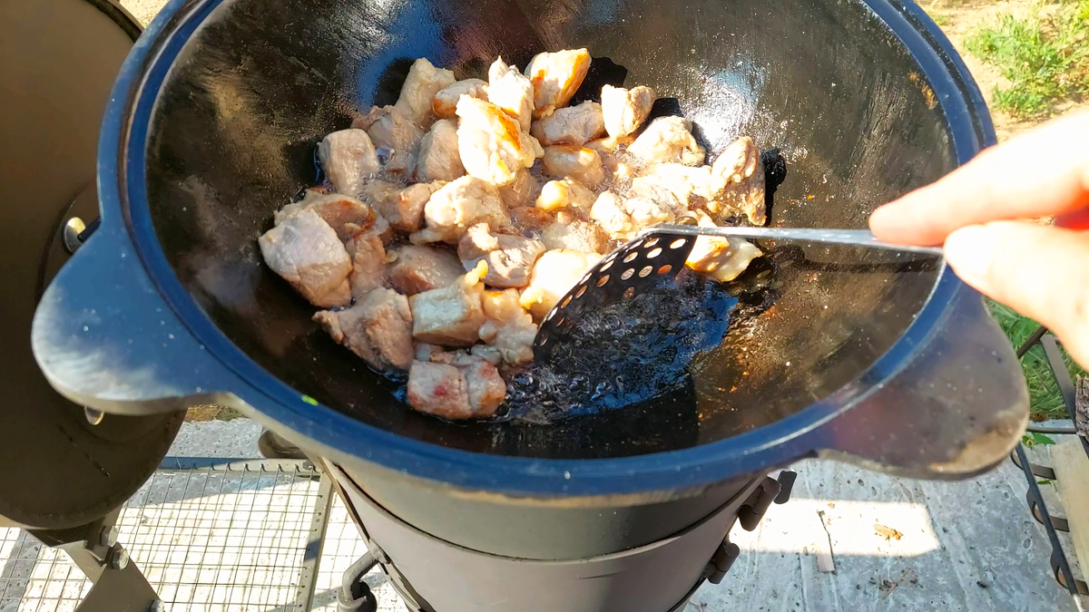 Оджахури - лучшее блюдо из картошки и мяса! В казане на костре | Кухня на  глазок | Дзен