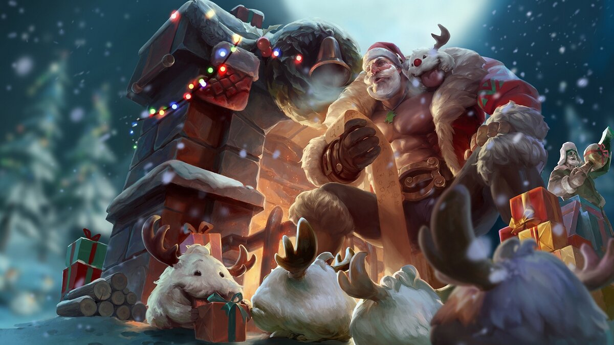 Санта Браум из League of Legends