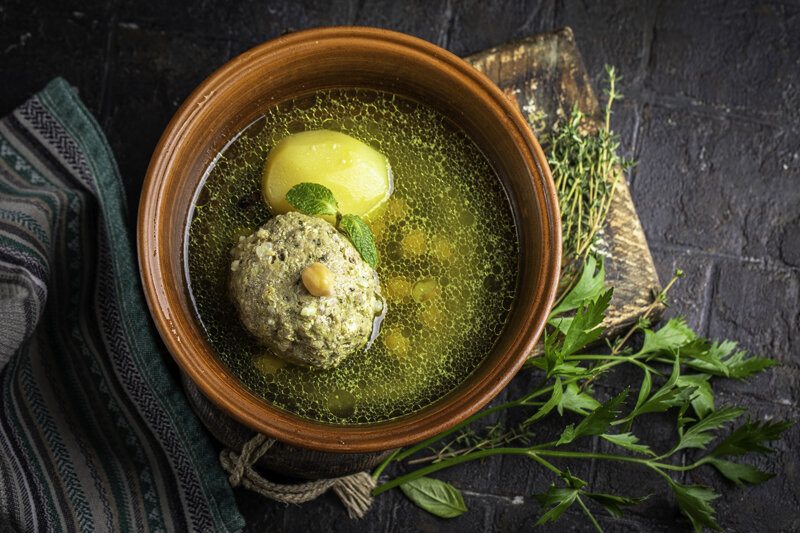 Кюфта-бозбаш (Azerbaijani Soup with Meatballs Kyufta-Bozbash)