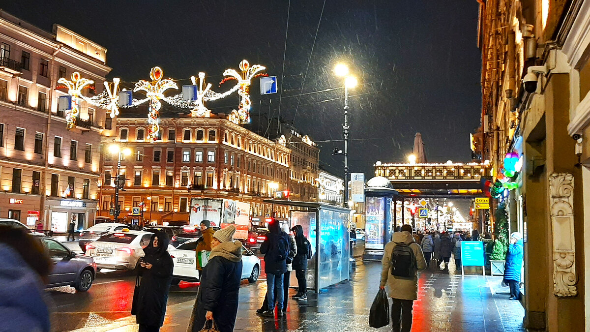 Великолепный Невский проспект зимой. На картинах. В разные времена |  Петербург и всё такое | Дзен