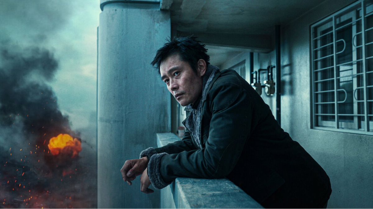 Ли Бён Хон в фильме «Бетонная утопия»