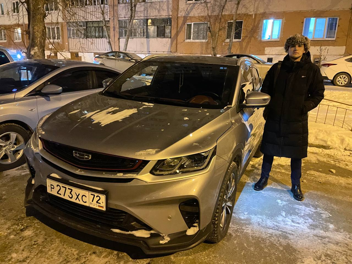 Geely Coolray, приобретенный в лизинг в Европлане