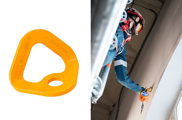 анкерное устройство УХО 16мм, установленное в бетонную стену