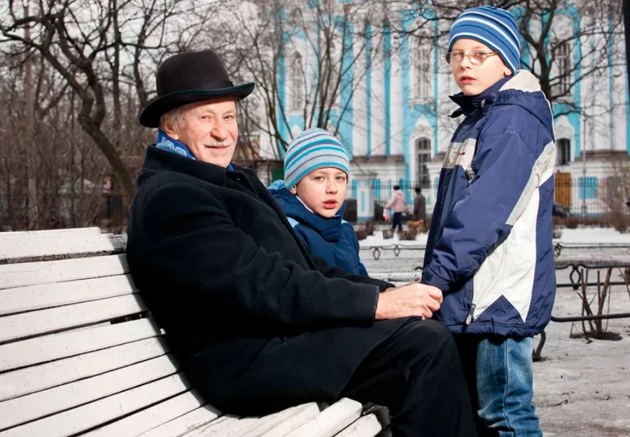 Иван Краско с сыновьями Иваном и Фёдором