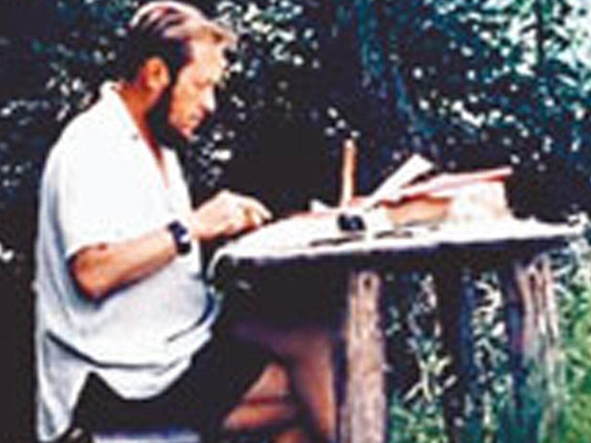 Солженицын на даче