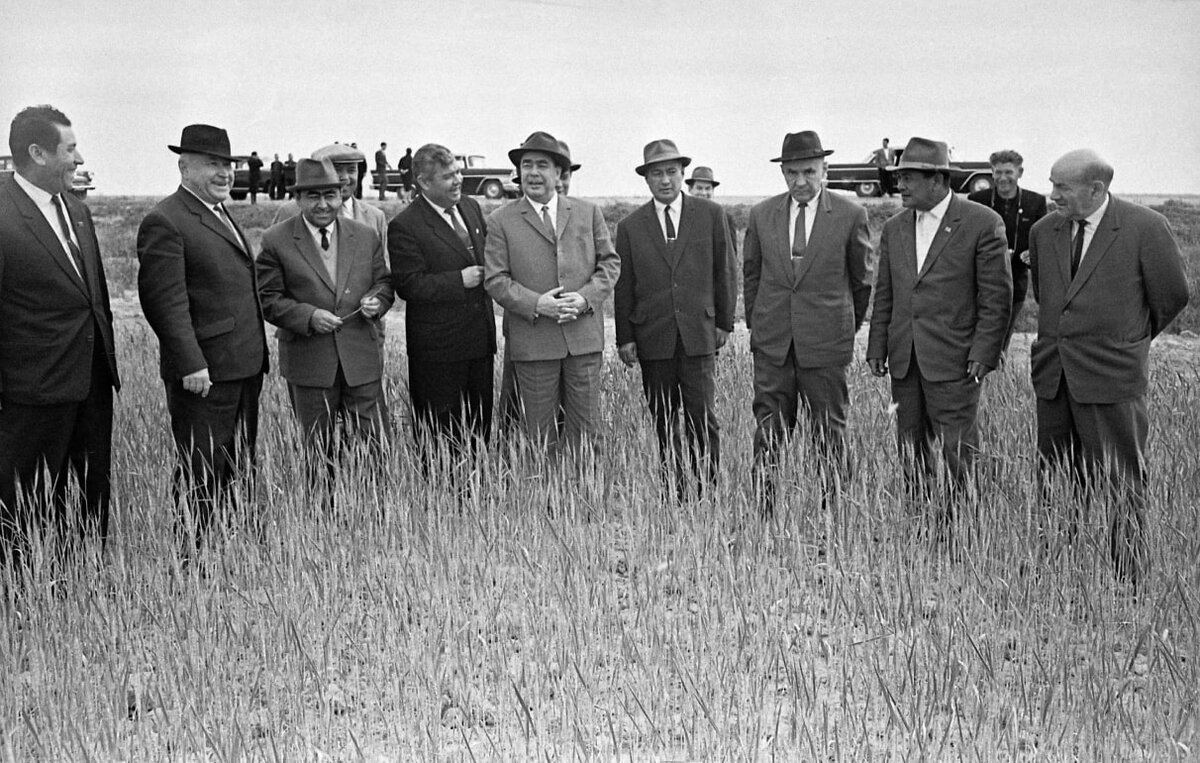 Брежнев в 1965. Шараф Рашидов и Брежнев. Косыгин 1965. Косыгинская реформа Брежнев. Брежнев Аграрная реформа.