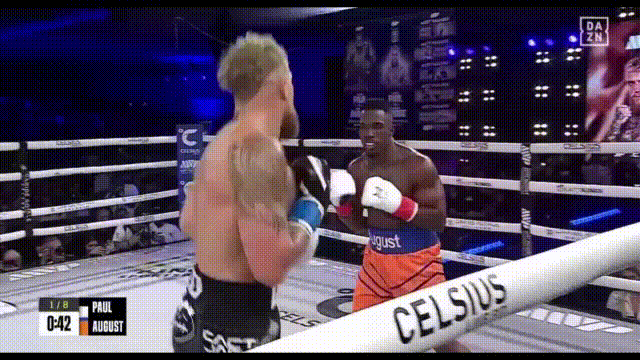 Джейк Пол посылает в нокаут Андре Аугустуса