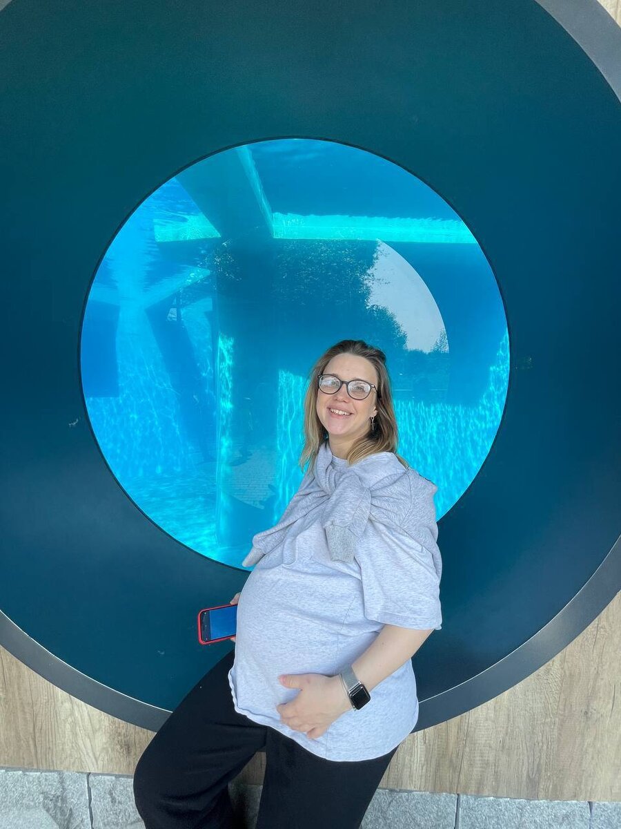    Настя за неделю до родов. Фото: Фото автора