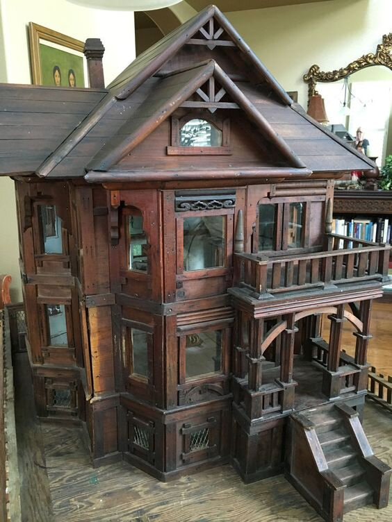 1880 г. Викторианский кукольный домик Музей миниатюр в Тайване Мы в ВК https://vk.com/retroantikvar 