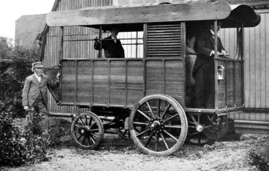 Первый грузовой фургон Thornycroft №1 Steam Van, 1896