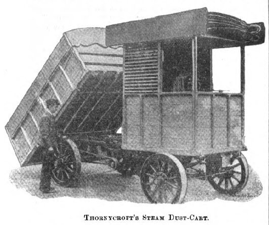 Самосвал Thornycroft Steam Dust-Cast, 1897
