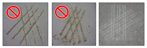 Оценка поверхности метод параллельных царапин