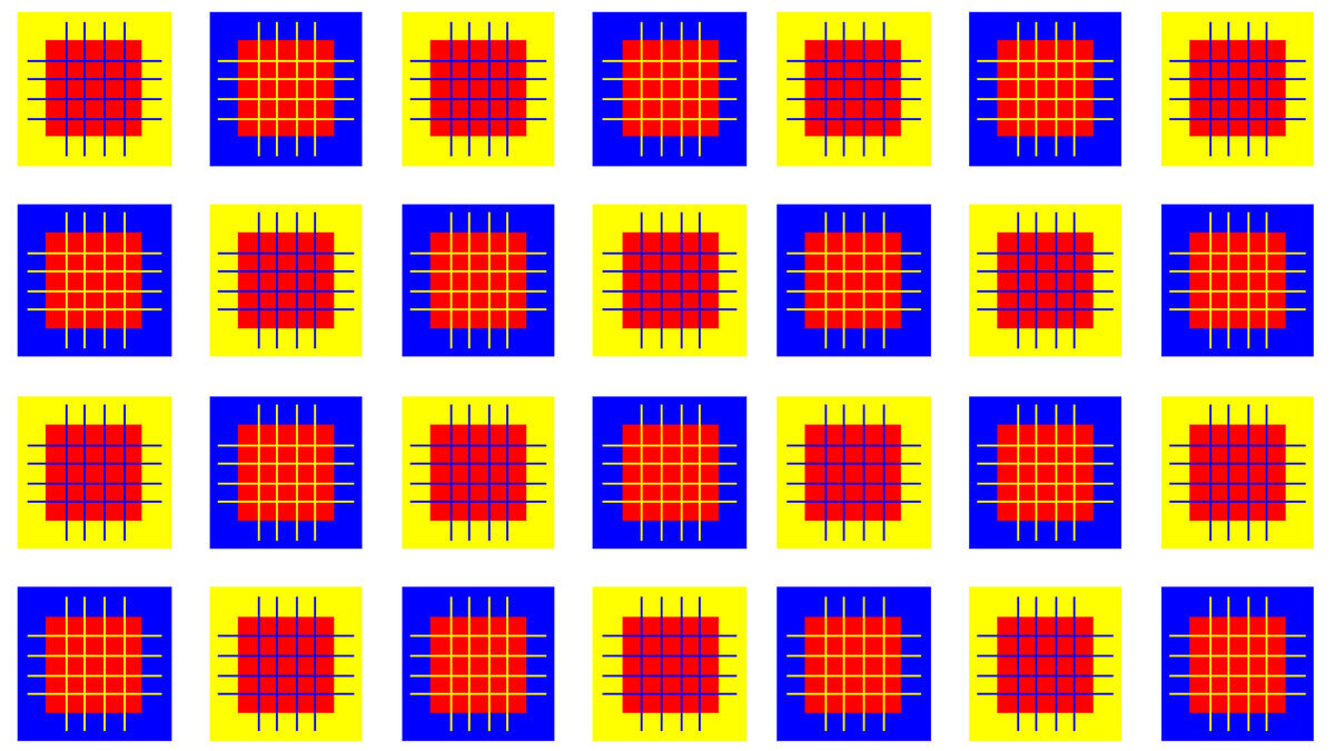 Красные квадраты
