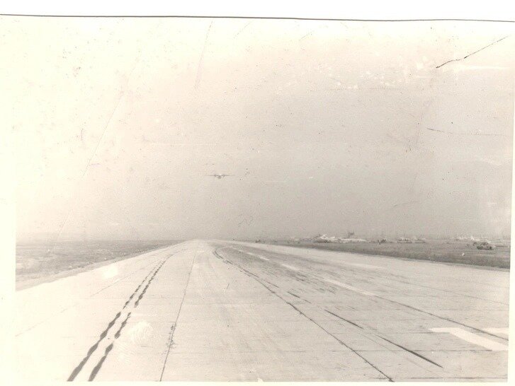 Борт заходит на посадку в Чите