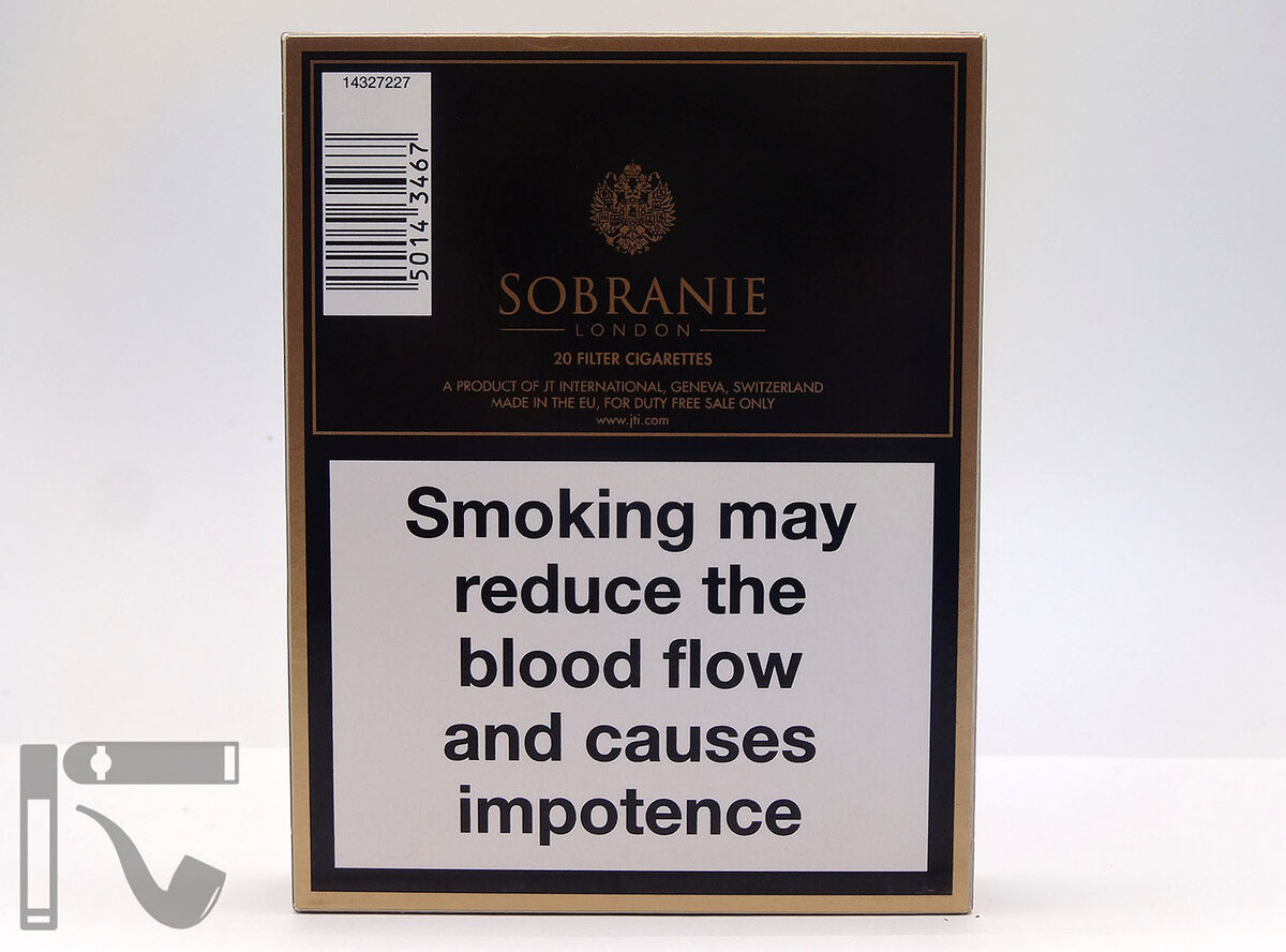 Сигареты Sobranie Black Russian. Фото: © канал "Уголок Курильщика"