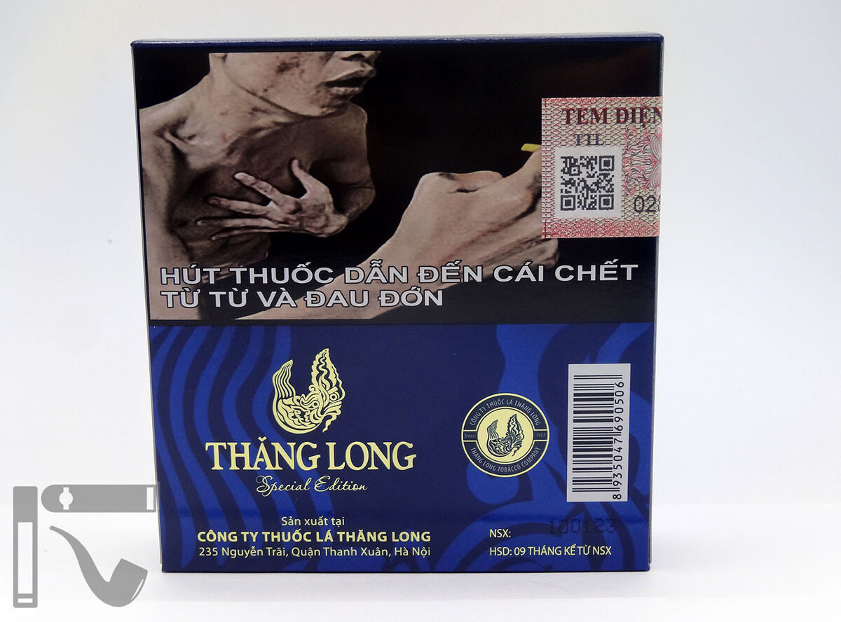 Сигареты Thăng Long Special Edition. Фото: © канал "Уголок Курильщика"