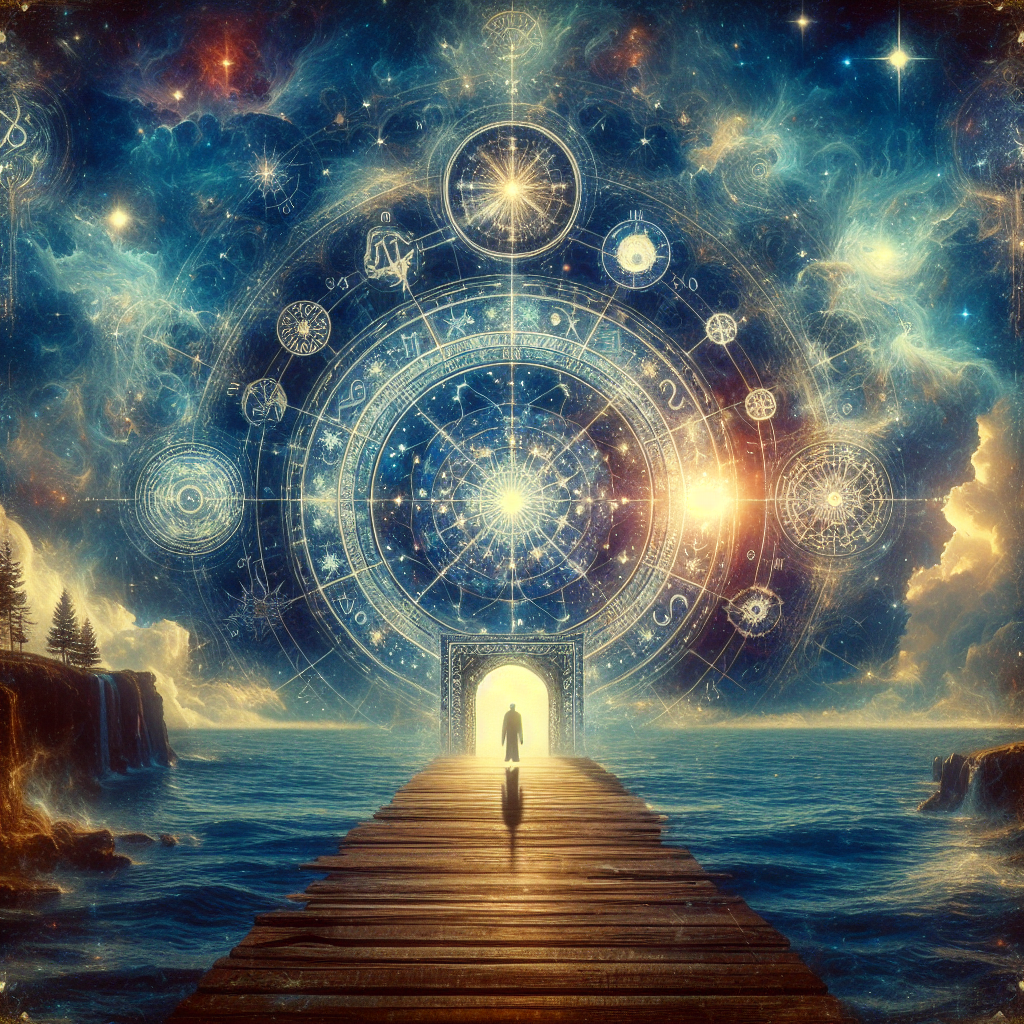 "Звездная магия: восточный, западный и славянский гороскопы в одном футурологическом прогнозе ИИ" от Insomnia Land.