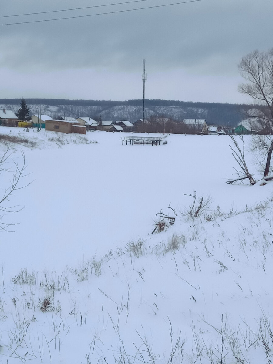 Вдали прослеживаются холмы