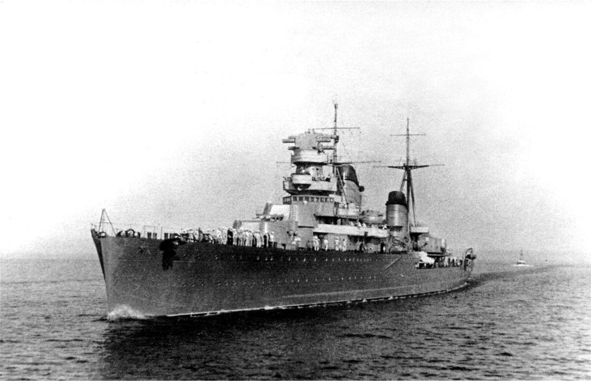 1936, 20 декабря - В Ленинграде на Балтийском судостроительном заводе заложен крейсер «Максим Горький» (главный конструктор - А.И. Маслов) - головной корабль проекта 26-бис.