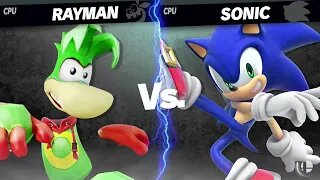 green rayman vs sonic