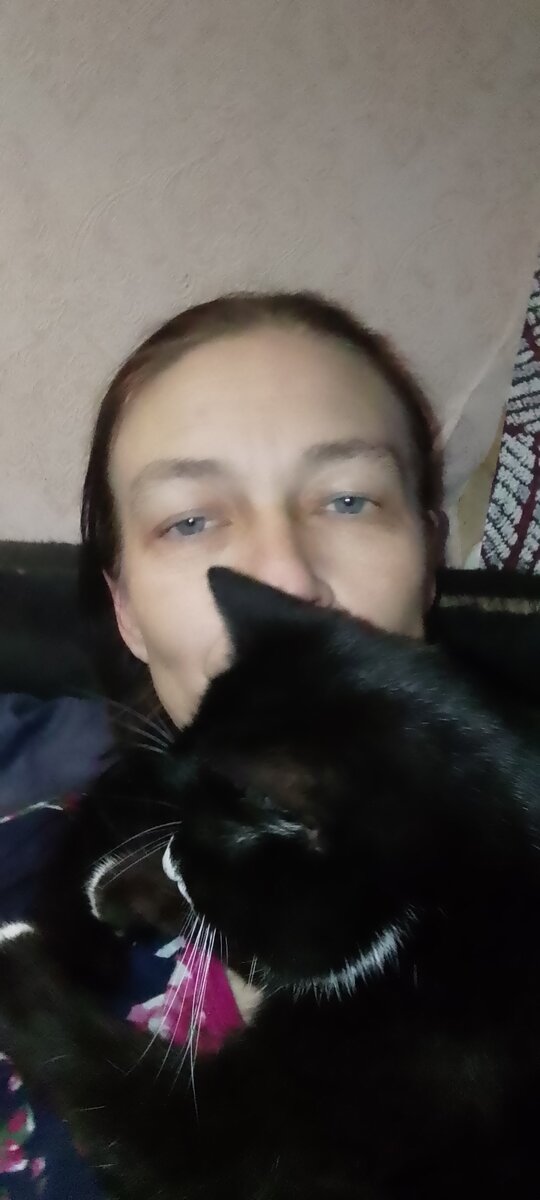 На фото мы с Бусей. 