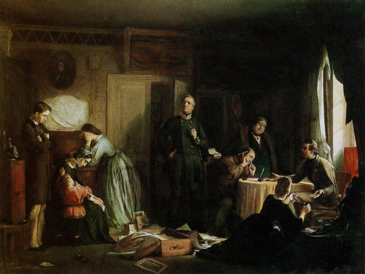 Кредитор описывает имущество вдовы»