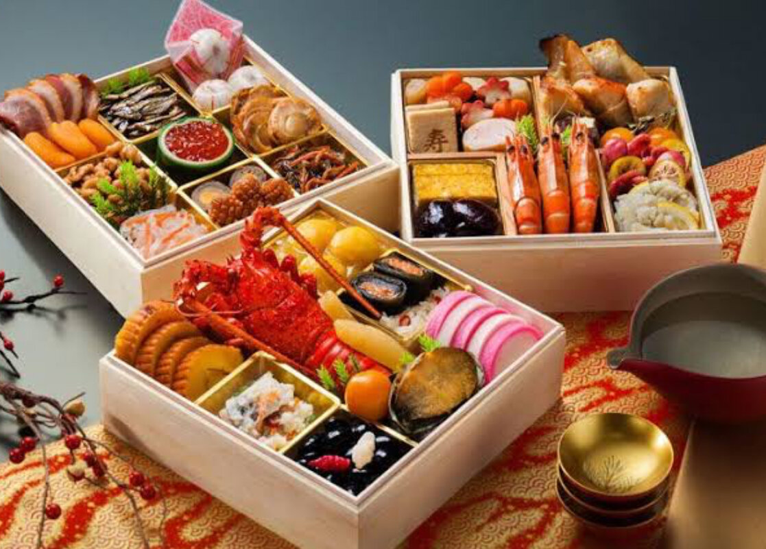 что в японии едят на новый год. осечи-риори. что в японии едят на новый год. дзюбако япония. новогодняя еда в японии.