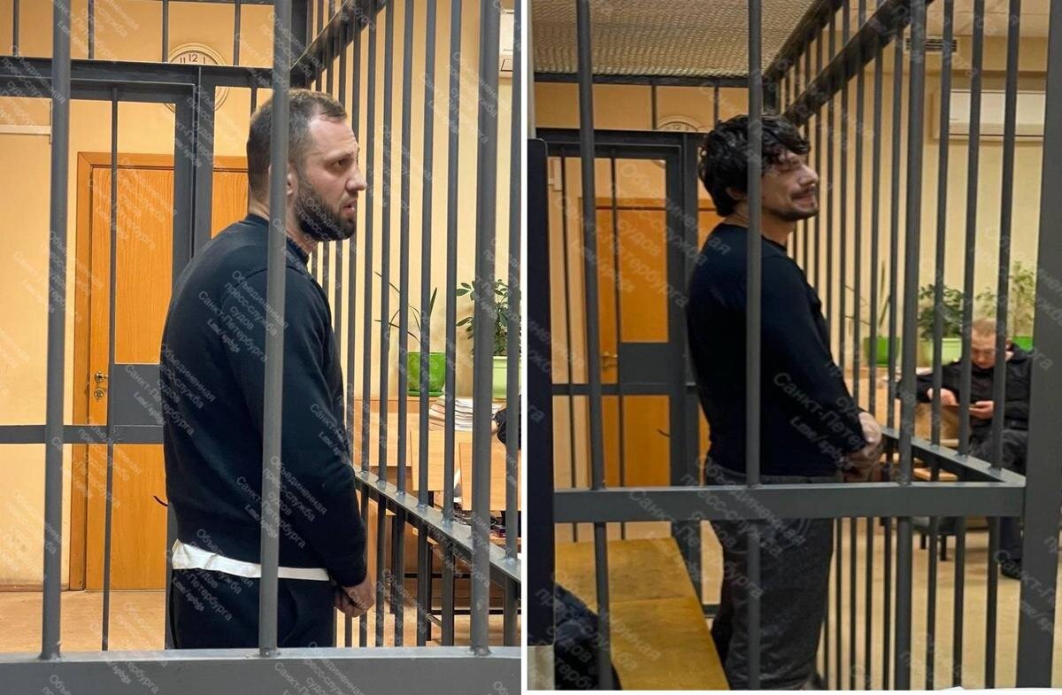 Рустам Лакашия и Иракли Мунчава. Фото: объединённая пресс-служба судов Петербурга