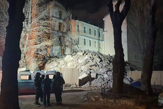    В центре Санкт-Петербурга обрушился шестиэтажный дом