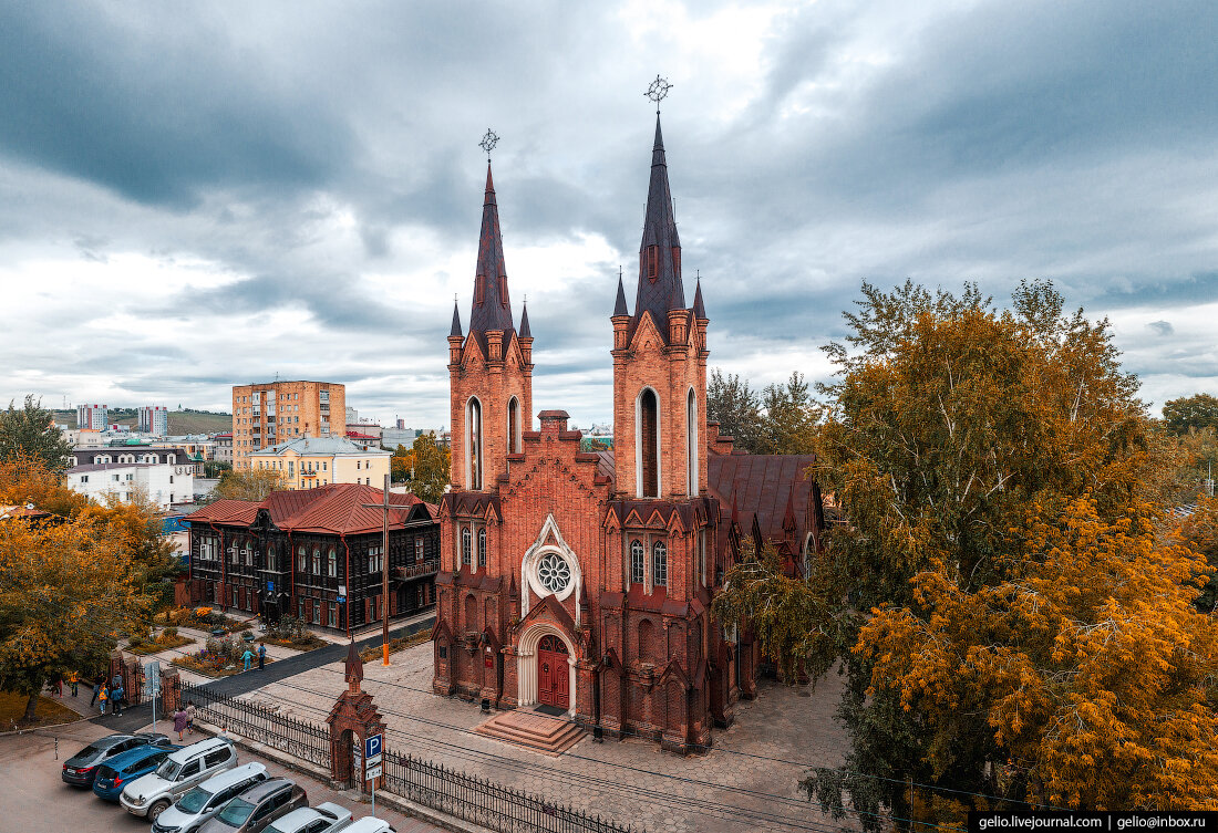 Польский костел в Иркутске органный зал