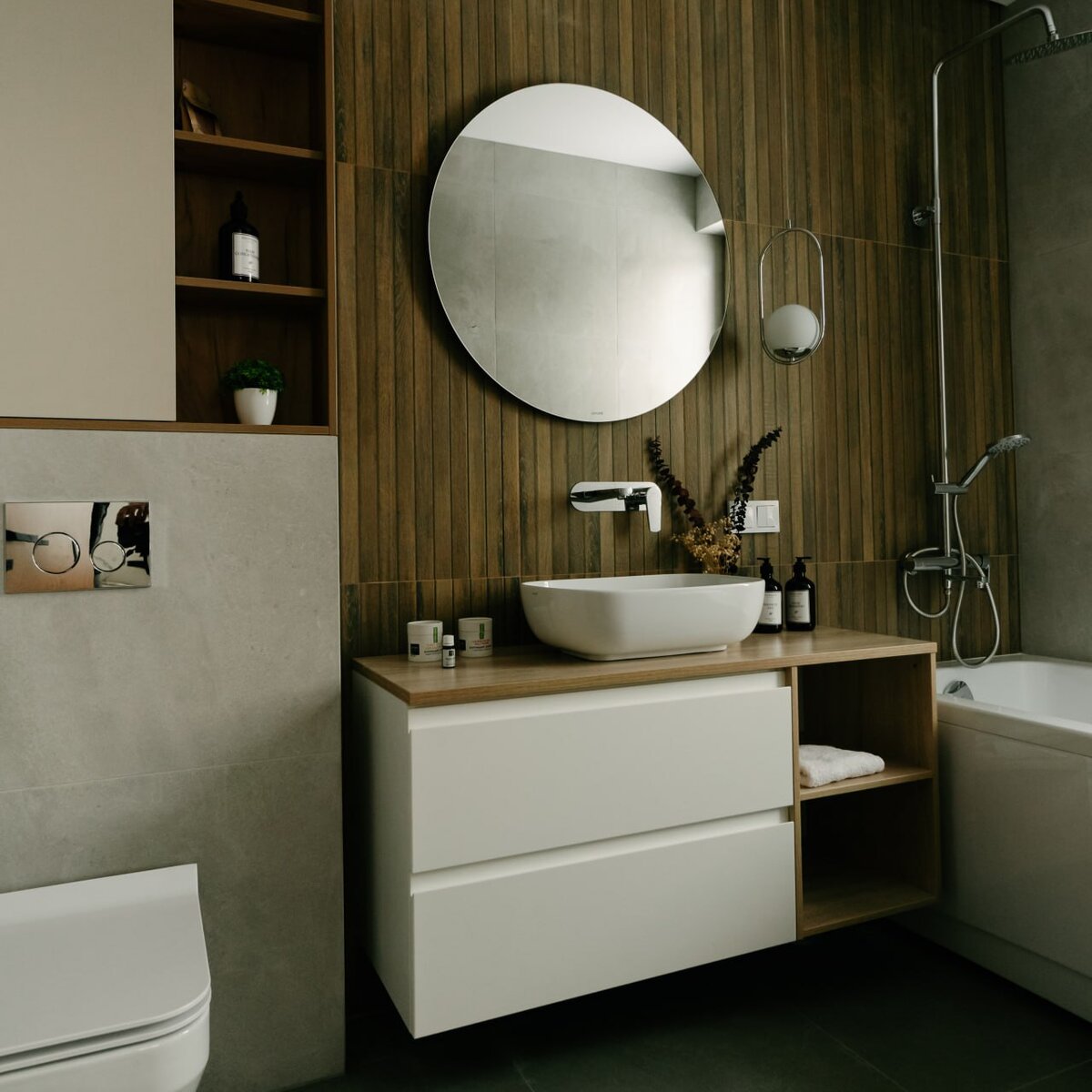 Пример ванной комнаты в доме Норвегия XL