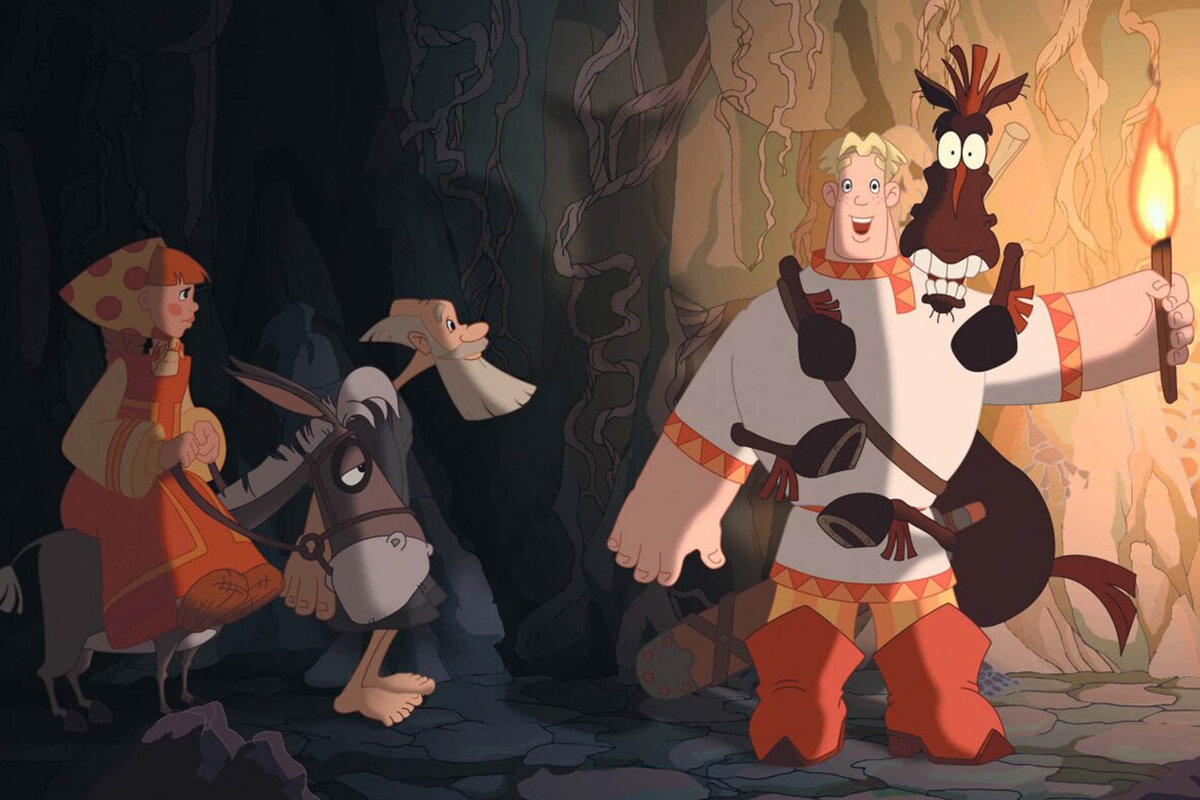       Кадр из мультфильма «Алеша Попович и Тугарин Змей» Фото: Анимационная студия «Мельница»