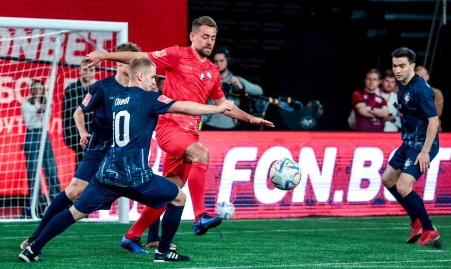    Нападающий «Химок» Кирилл Панченко сыграл в Матче звезд за сборную Пути ФНЛ. Фото: РФС