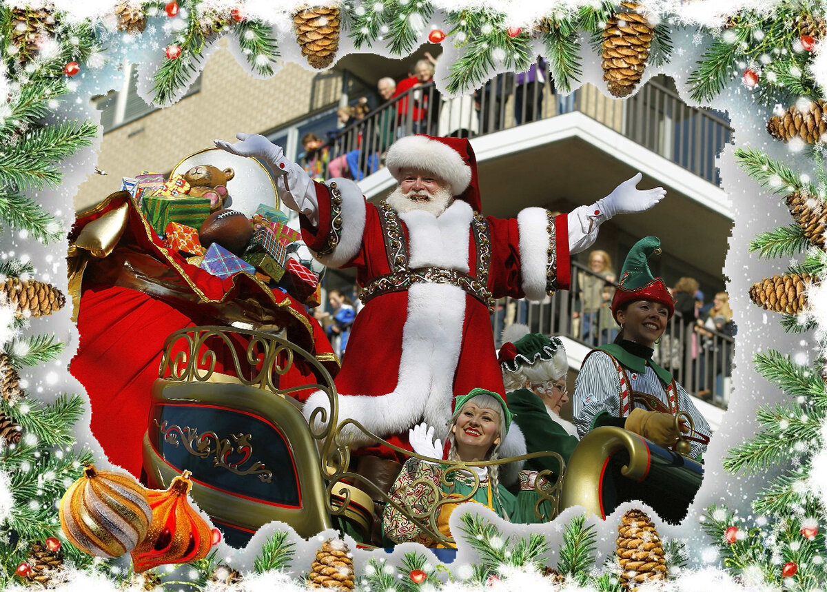 Мне кажется, что Санте должно быть жарко