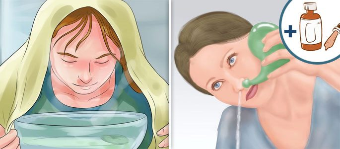 Промывать нос и горло