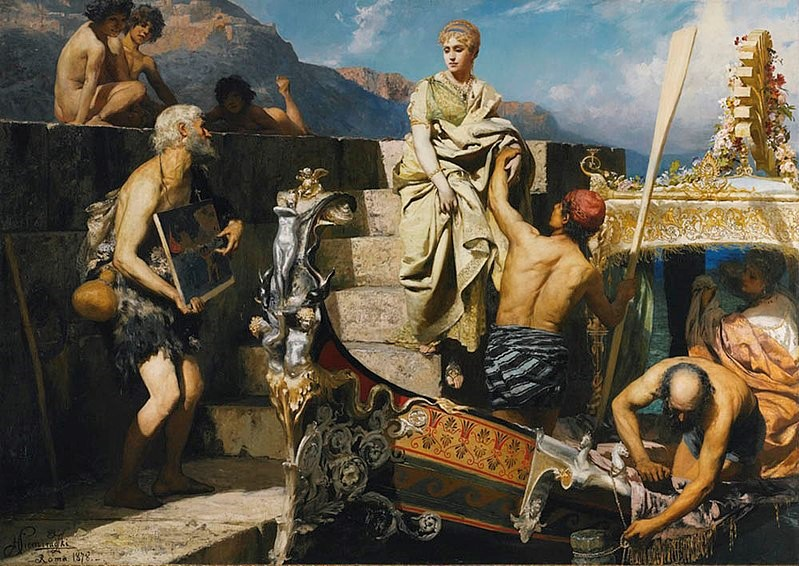 Потерпевший кораблекрушение (Римский нищий). 1878 год