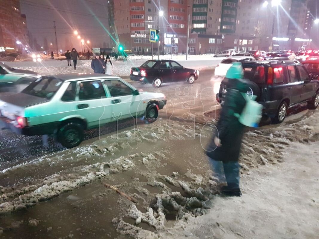    Пешеходный переход на пересечении Владимира Невского и бульвара Победы. Фото: читательница «МОЁ!»