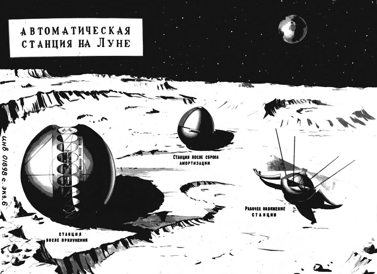 Автоматы исследуют Луну. Часть первая - 