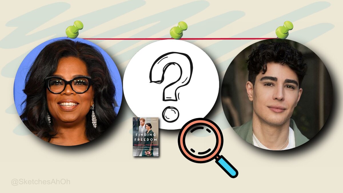 Коллаж автора: Опра Уинфри и Омид Скоби.