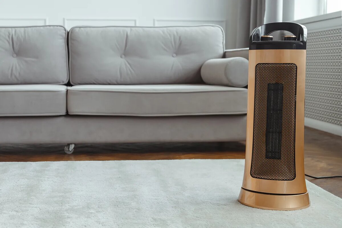 Колонный тепловентилятор. Источник: shutterstock.com